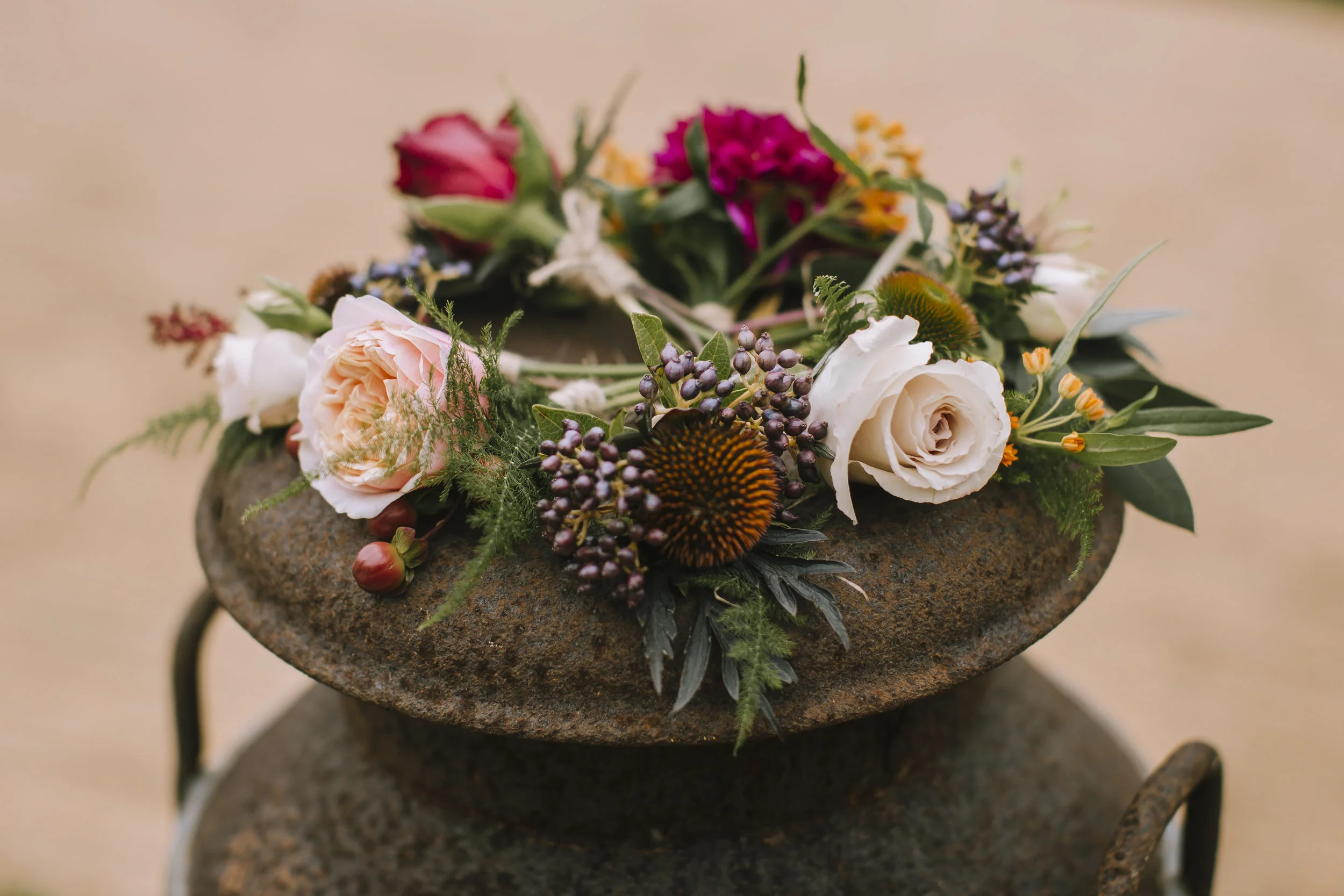 Autumnal buttonholes