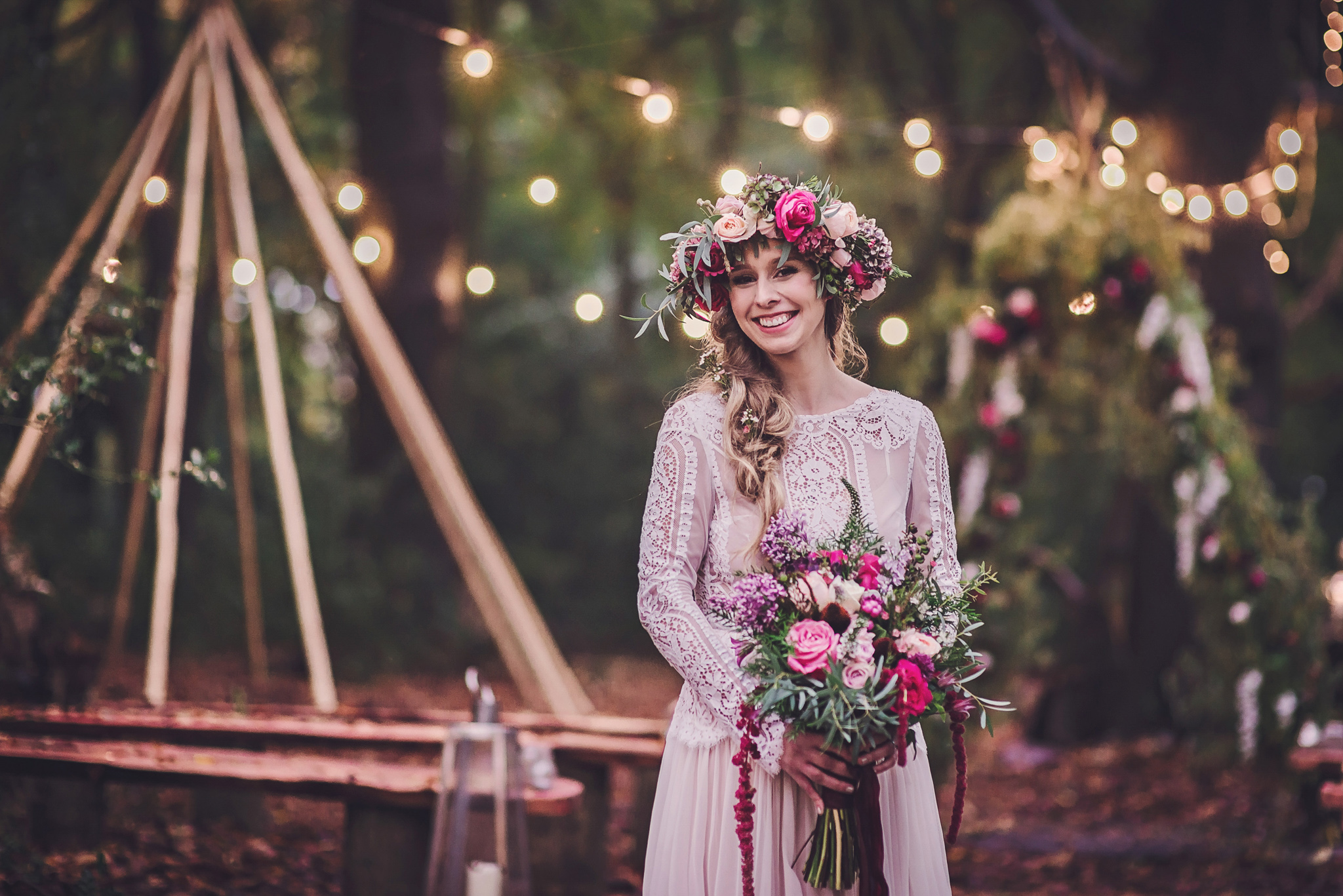 Autumnal wedding bouquet