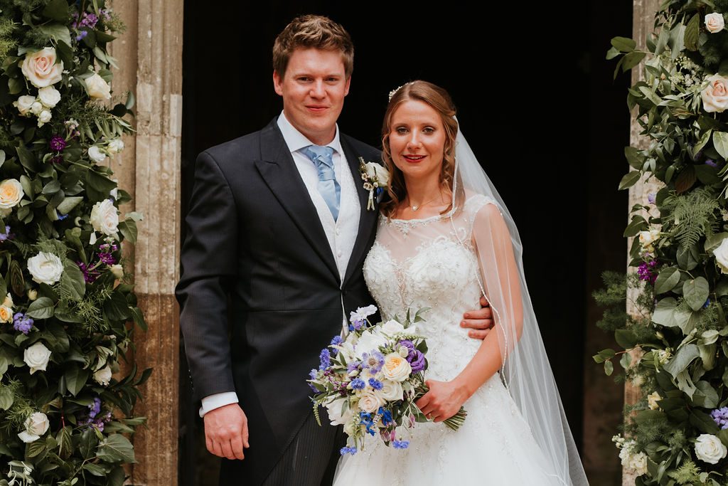 Summer church wedding, Buckinghamshire