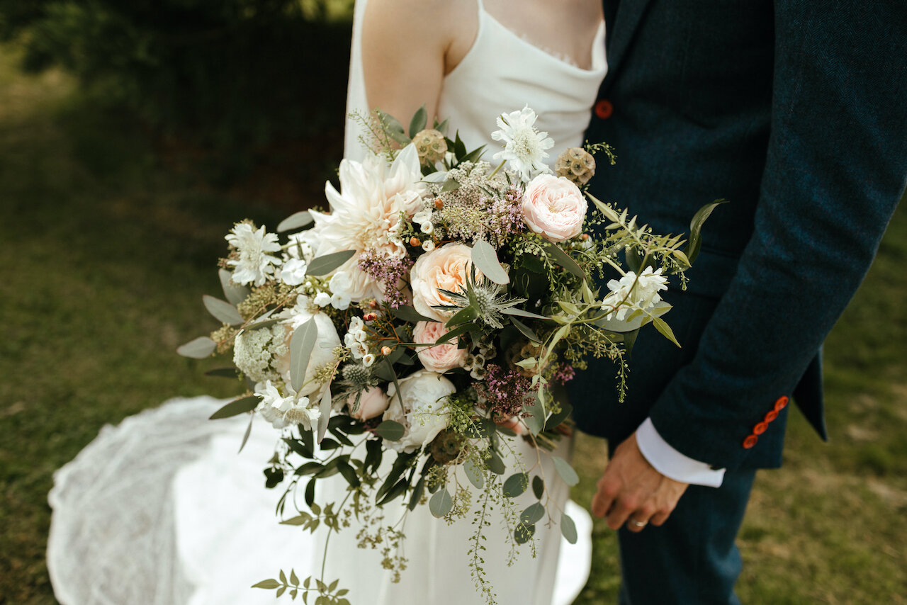 garden cascade bridal bouquet  (Copy)