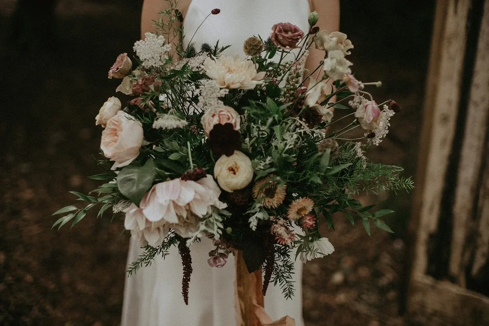 Natural bridal bouquet