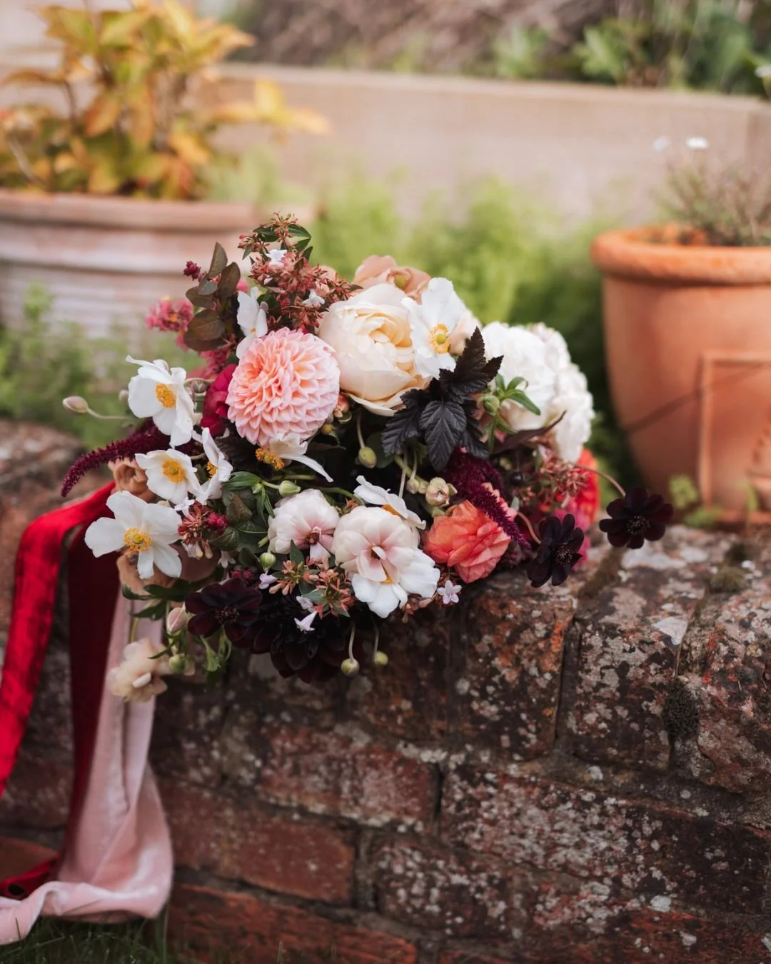 This bouquet was one of those designs where I lingered over every stem &mdash; choosing tones that melt into each other, textures that dance together, and blooms that bring their own quiet magic. A reminder that florals aren&rsquo;t just arranged &md