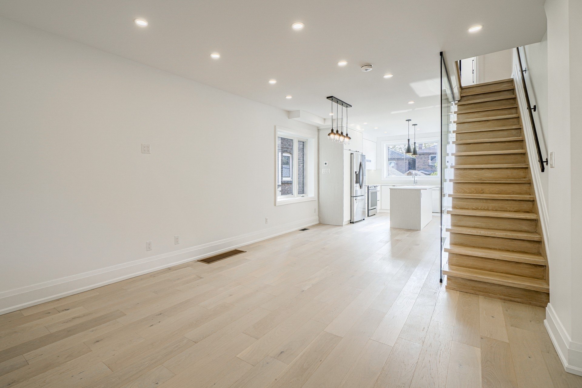  Living room of main floor, after renovations 