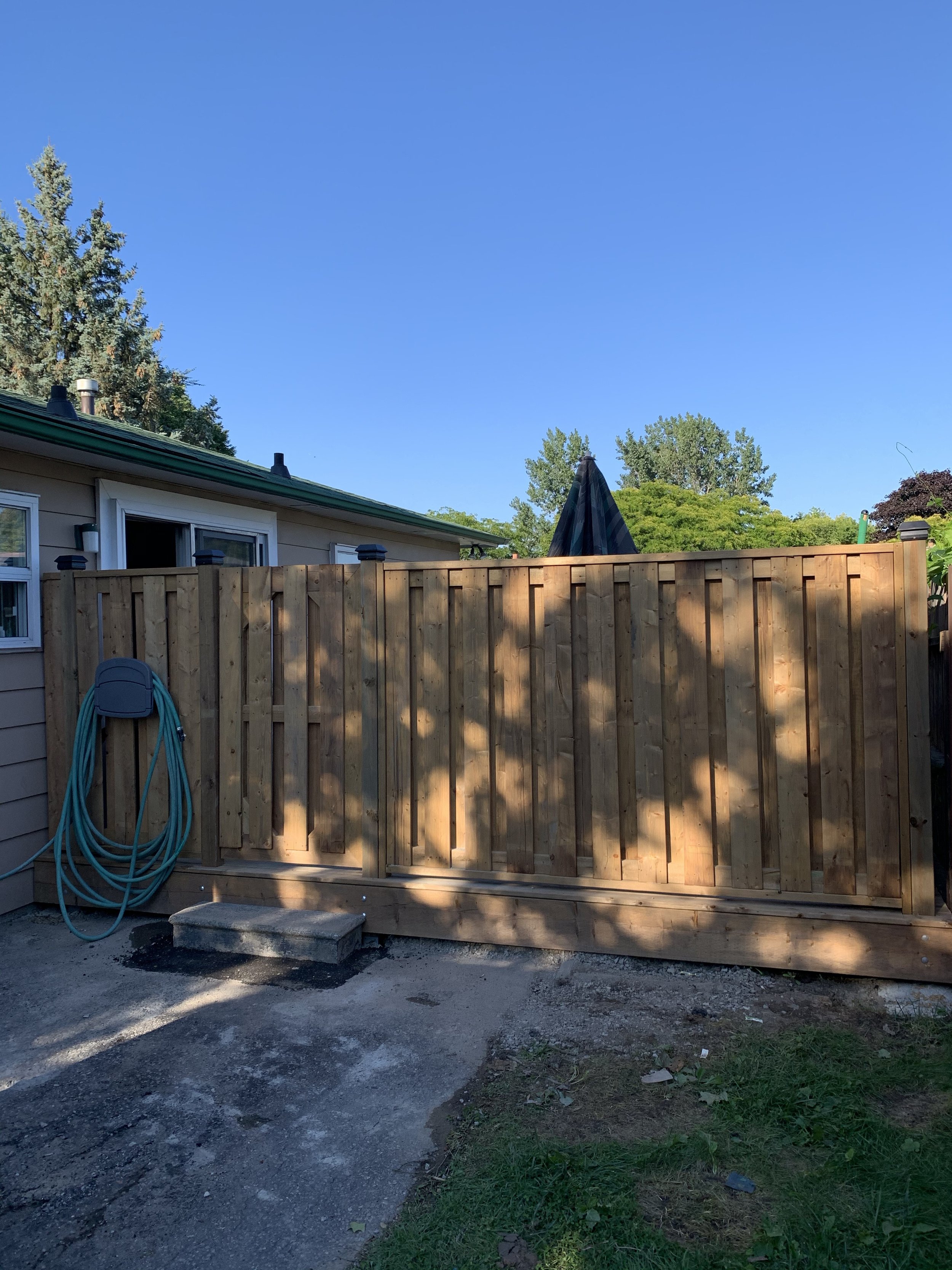  Backyard deck, after renovations 