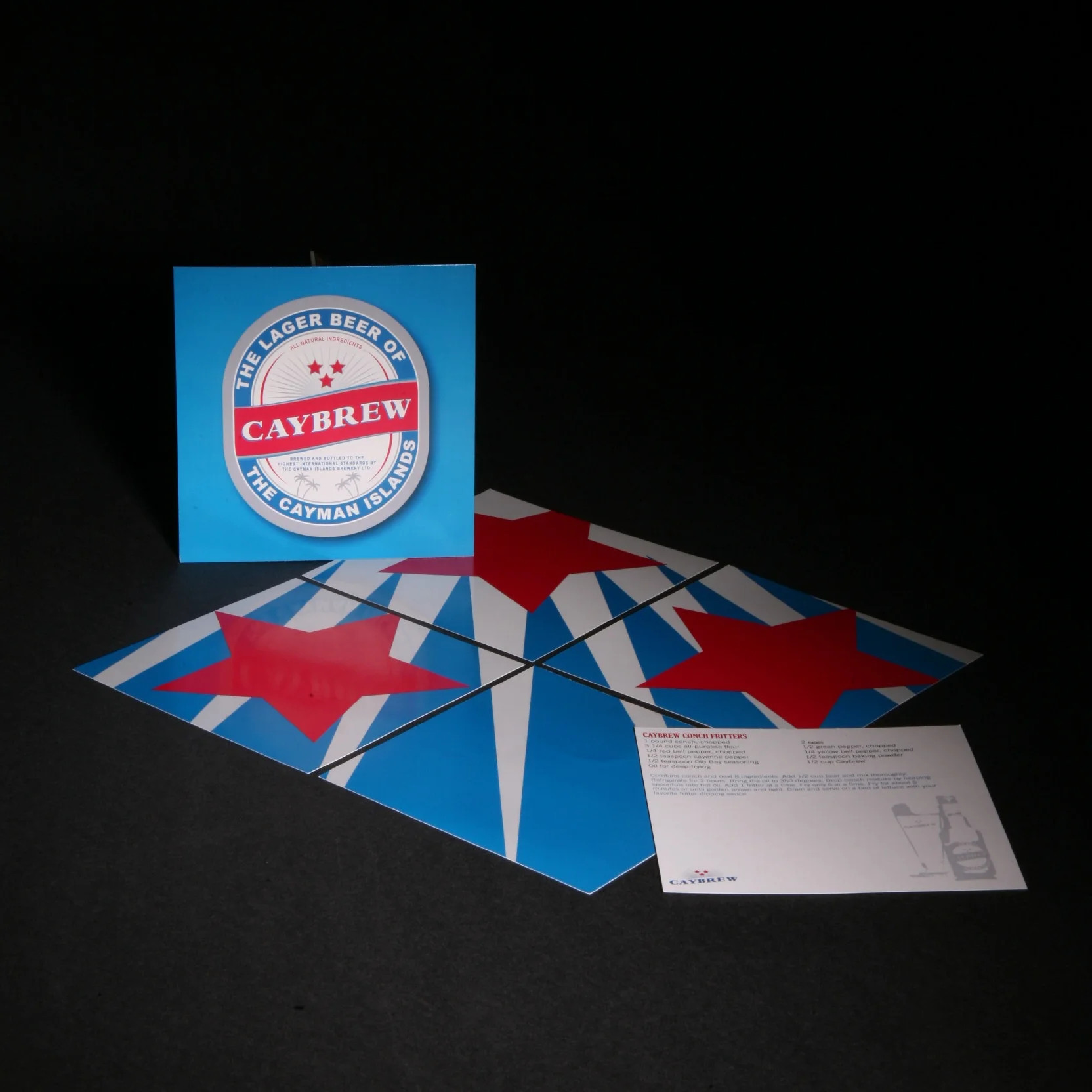 Recipe Cards for CayBrew Beer