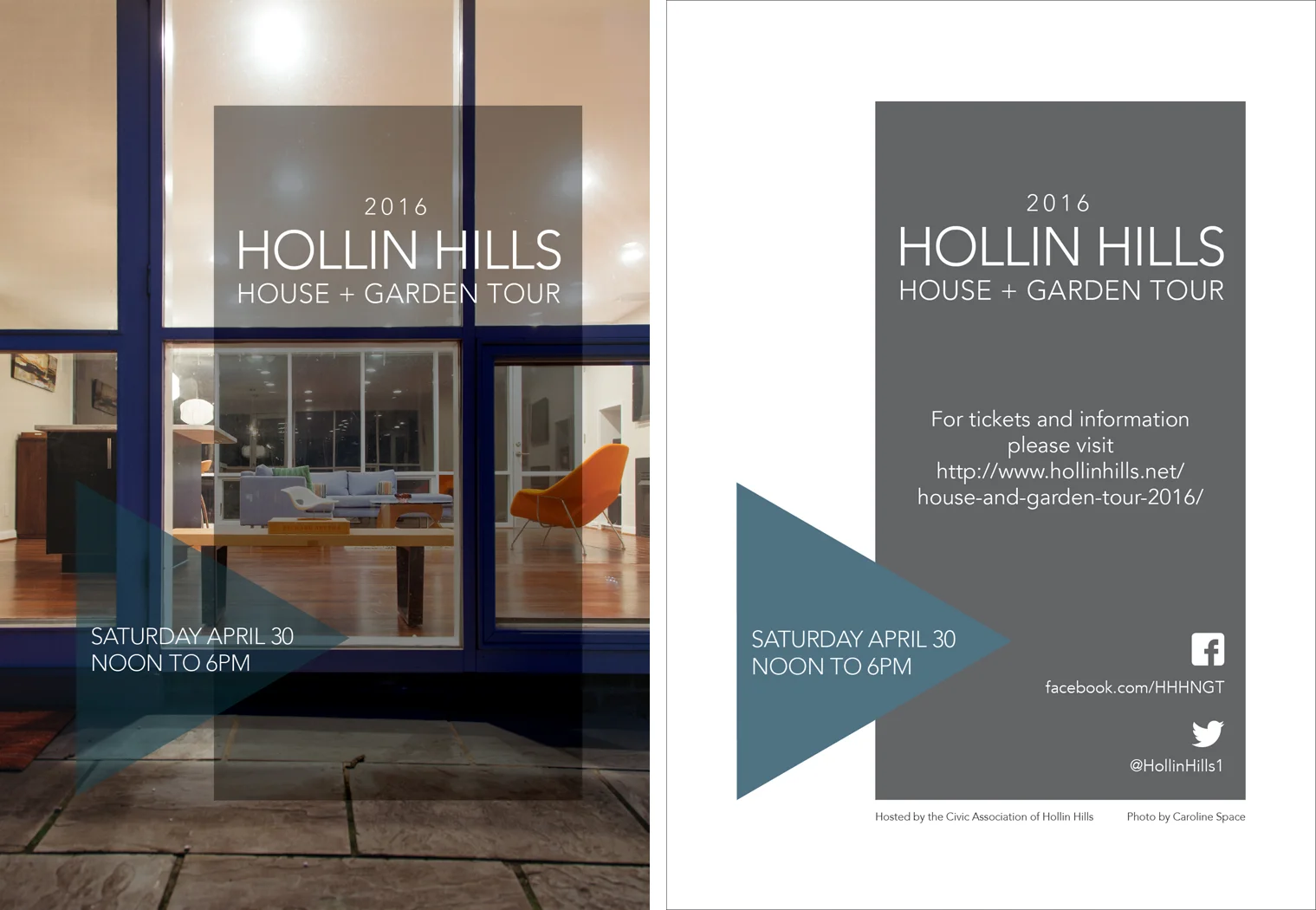 Hollin Hills House + Garden Tour Postcard
