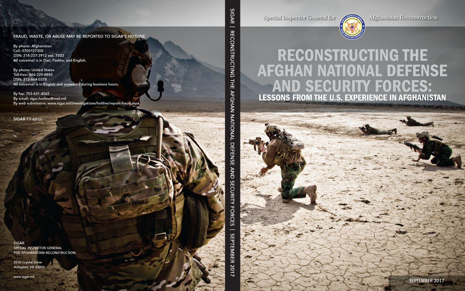 SIGAR Lessons Learned Report