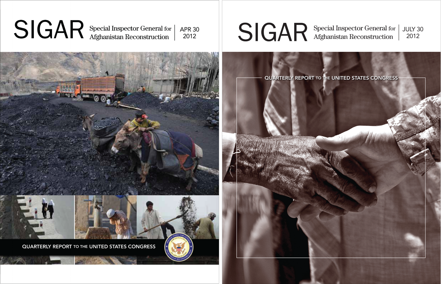 Redesigned SIGAR Quarterly Report