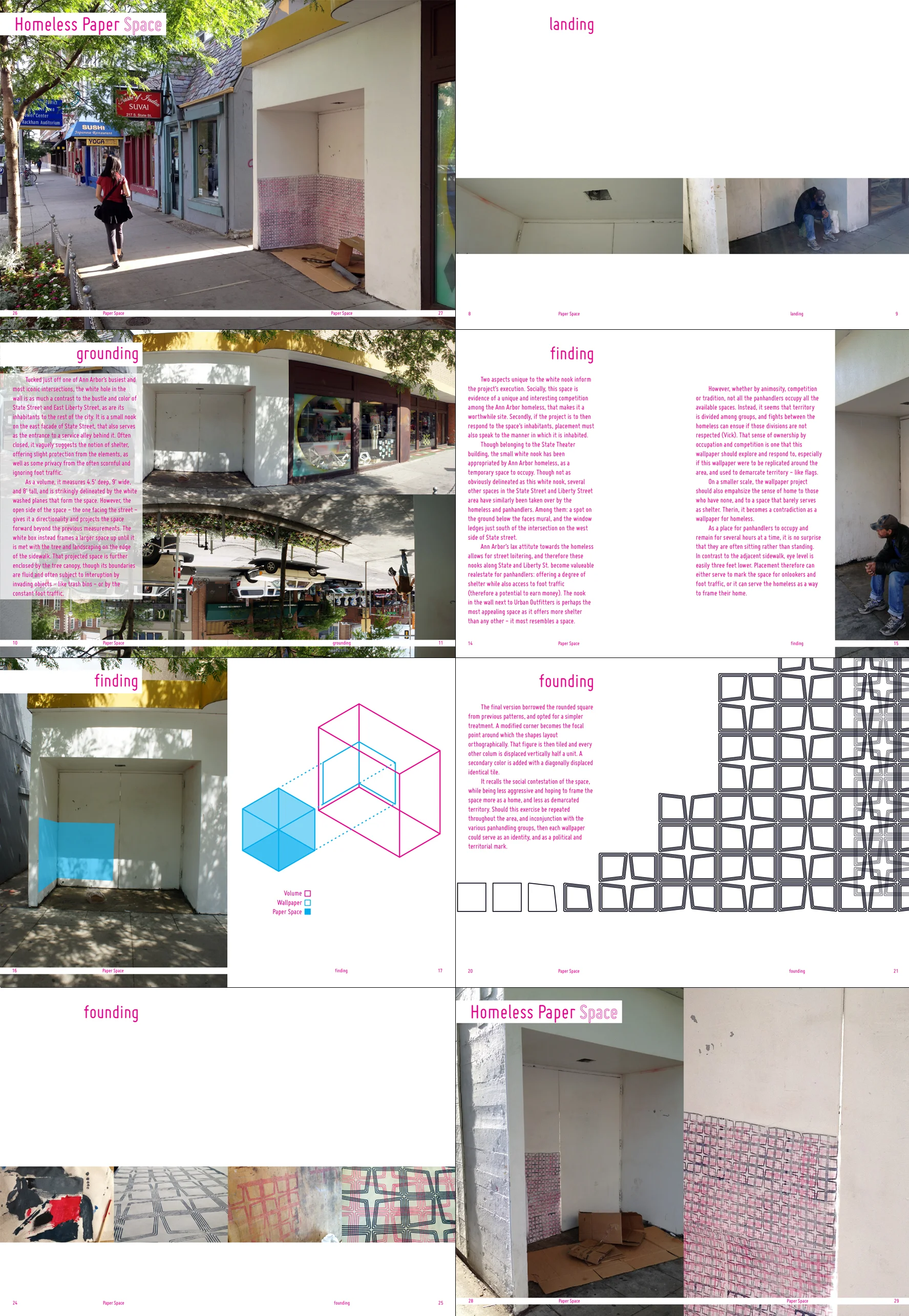 Student Booklet Example: "Homeless Paper Space" by Sergio Escudero