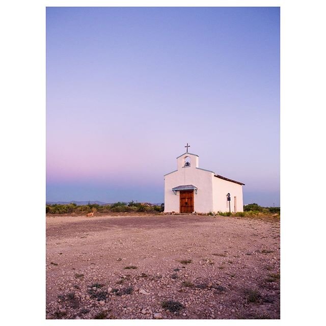 Calera Chapel. Balmorhea, Texas.