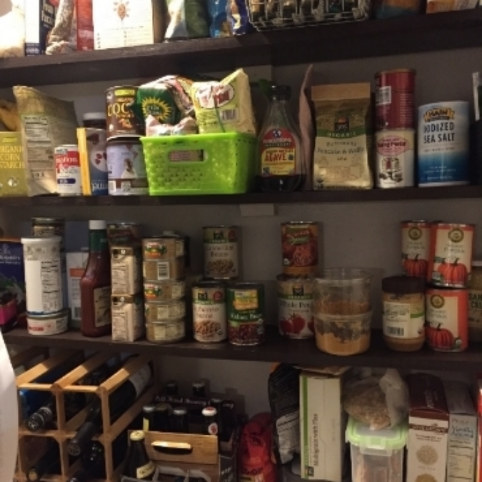 i also discovered we have PLENTY of cocoa powder, canned pumpkin, and cream of mushroom soup.