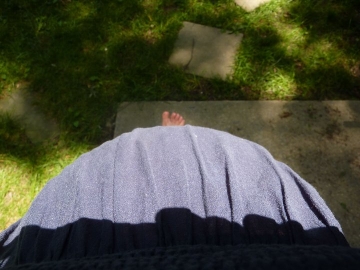 Three days after this photo was taken, the baby inside came out.