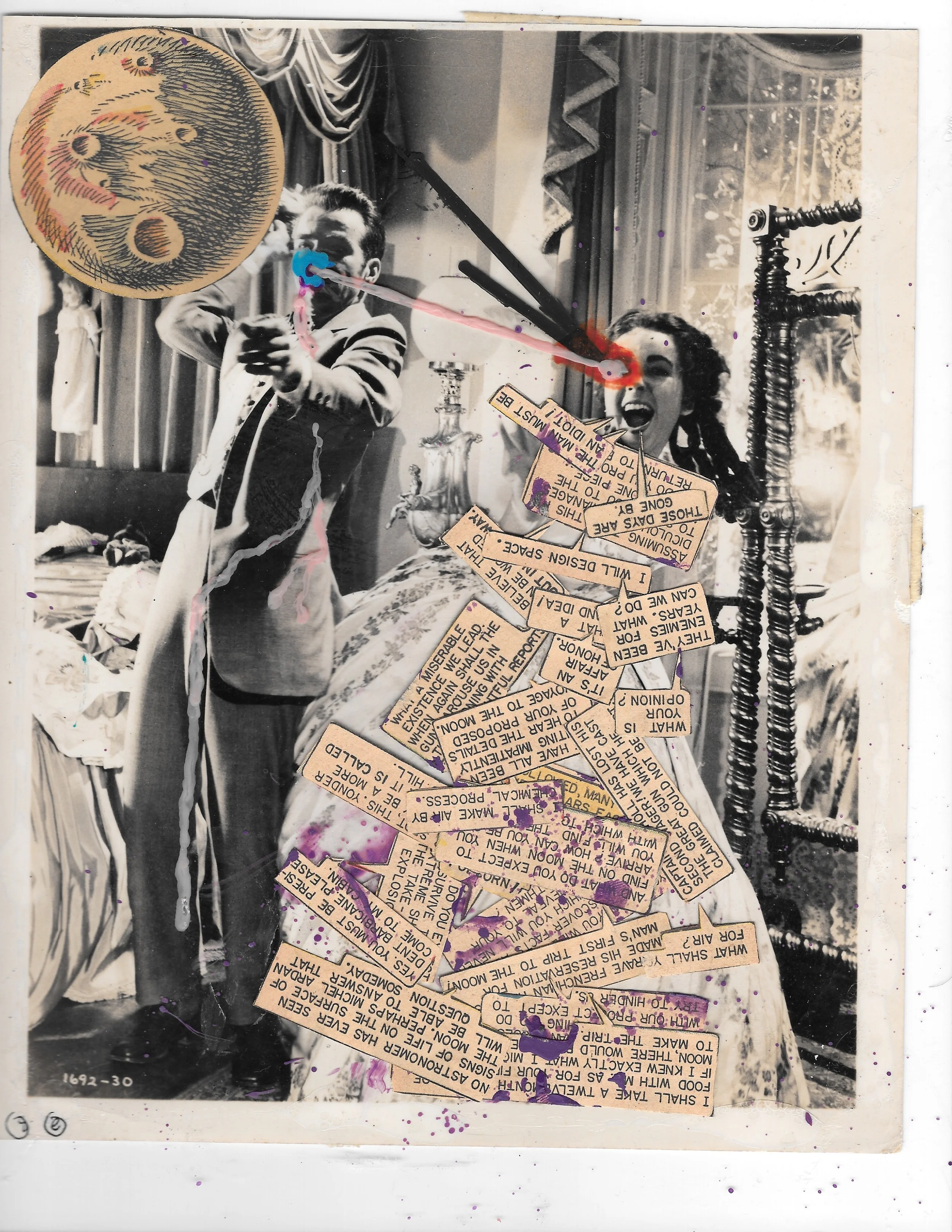 I WILL DESIGN SPACE Mixed Media 12.5"x9" 2015