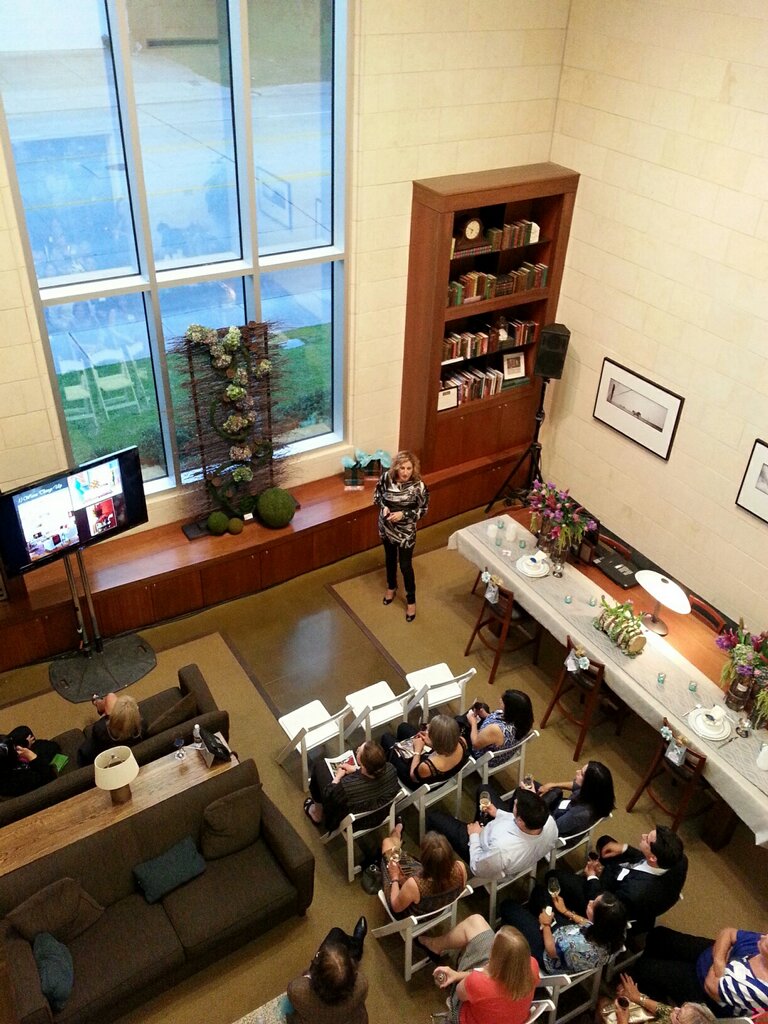  Ariana presenting at artVIA Seminar, Houston, 2013