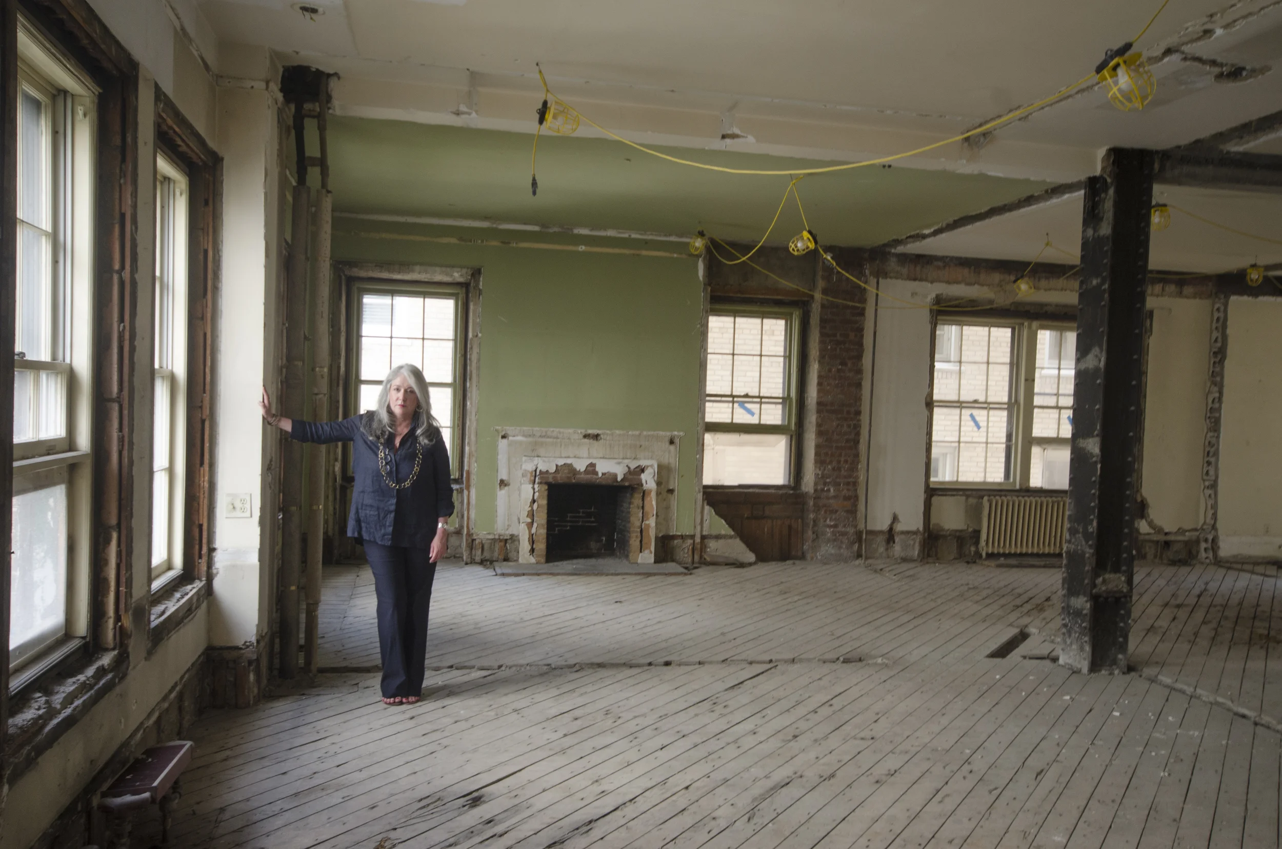 On site after a demolition for one of our NYC apartment renovations
