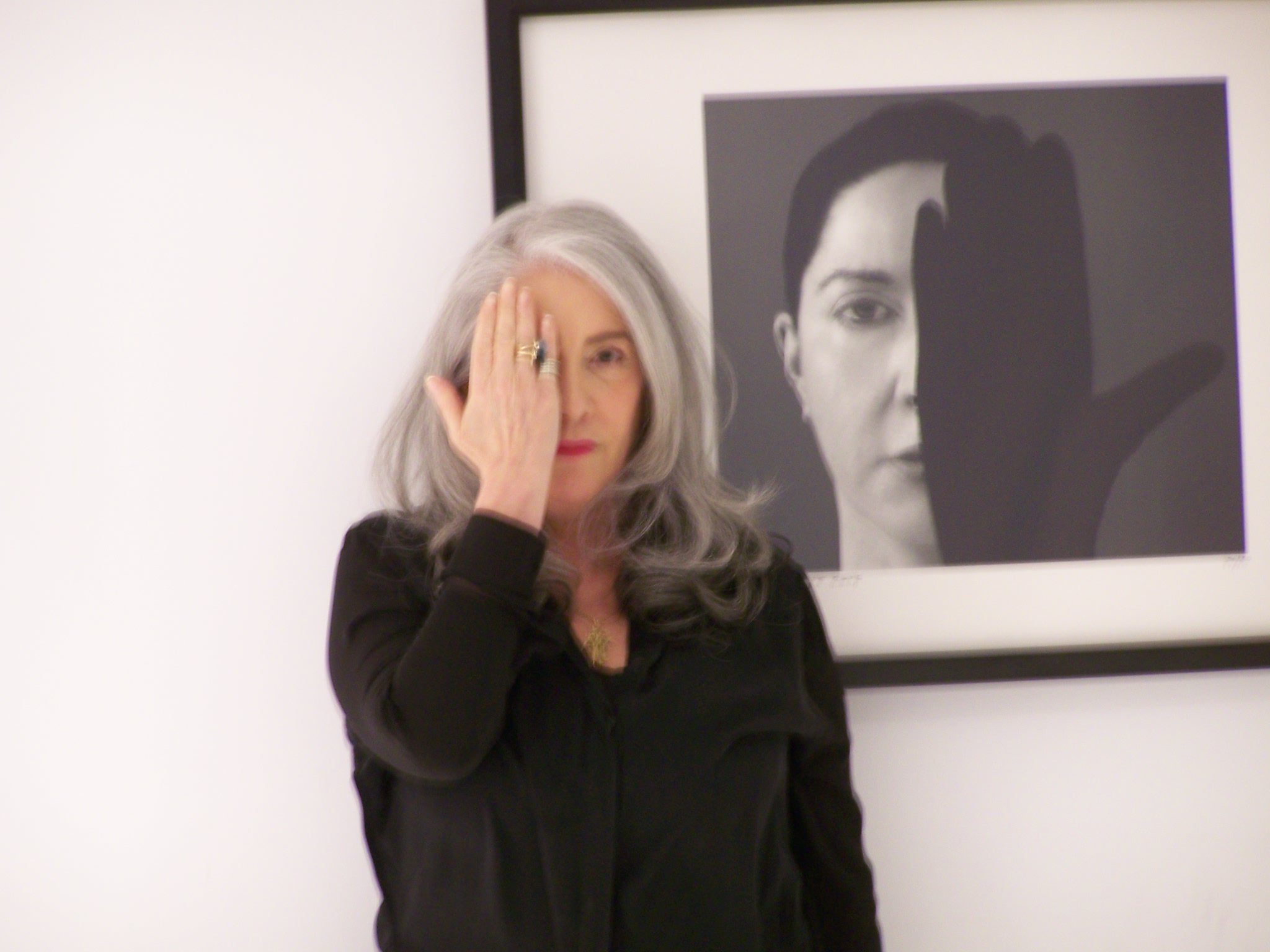 Con Marina Abramovich