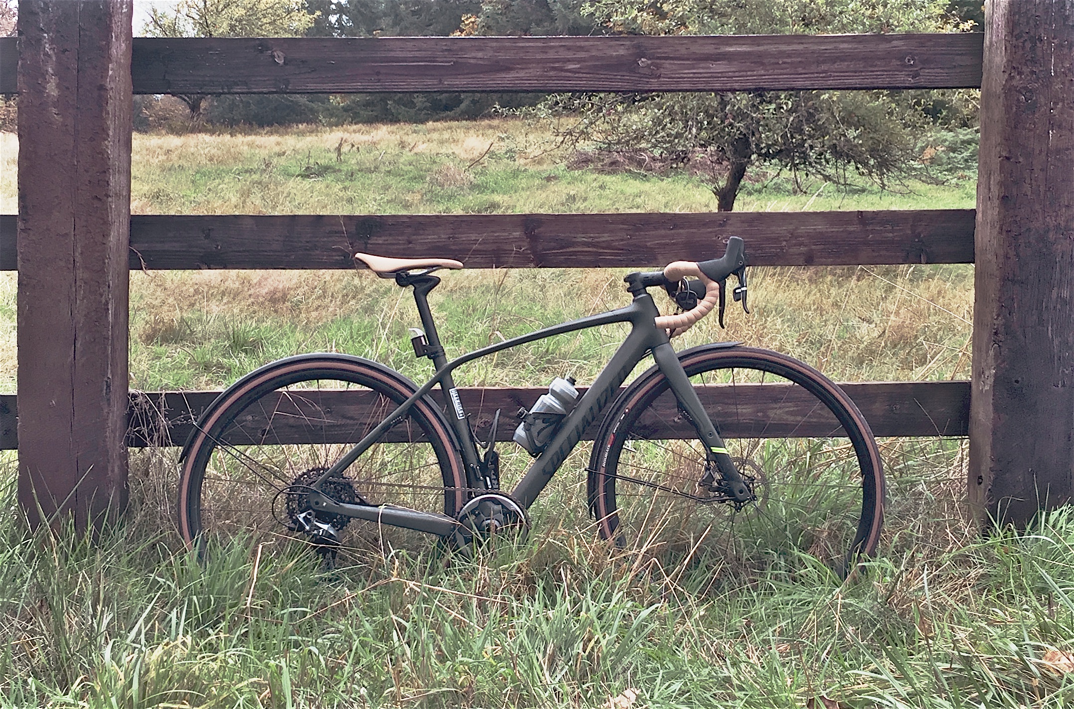 The Diverge X1, fully loaded.
