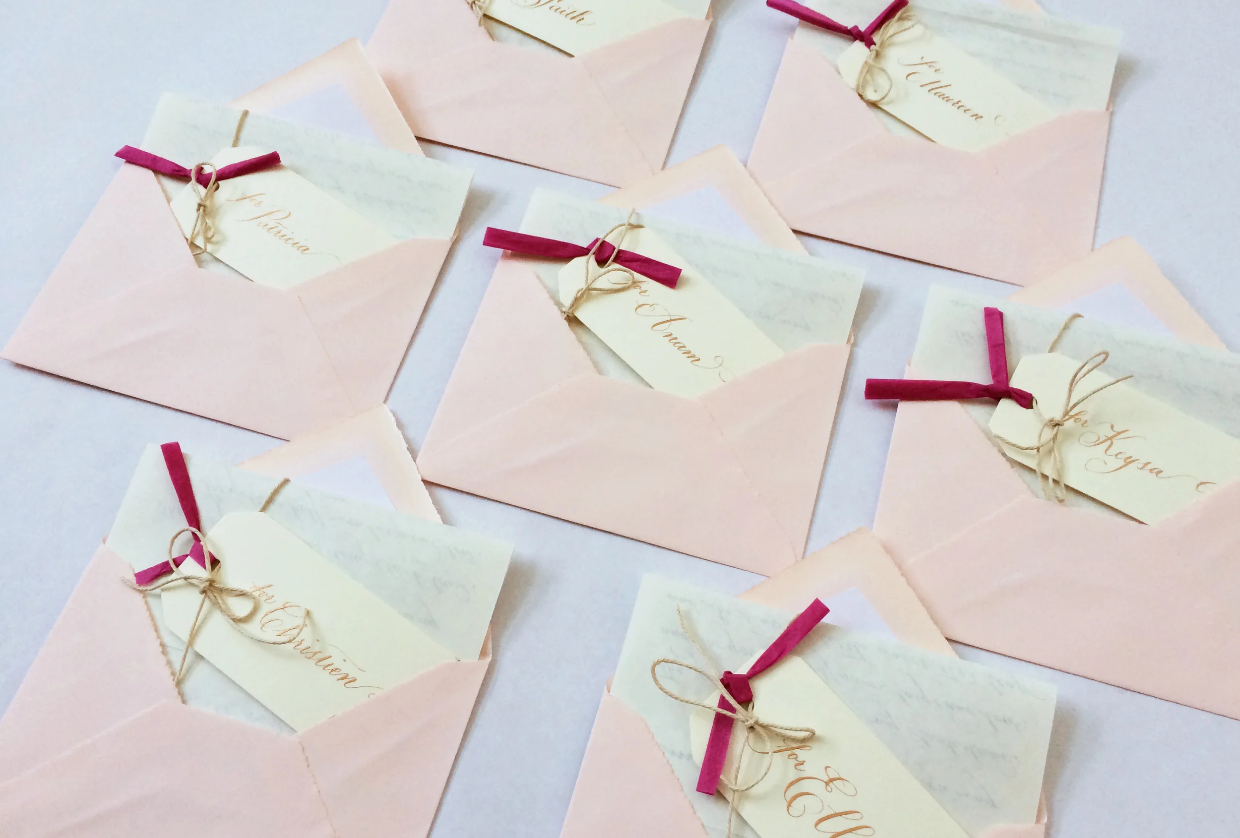 Little gifts of romance to my Valentine's exchange group.