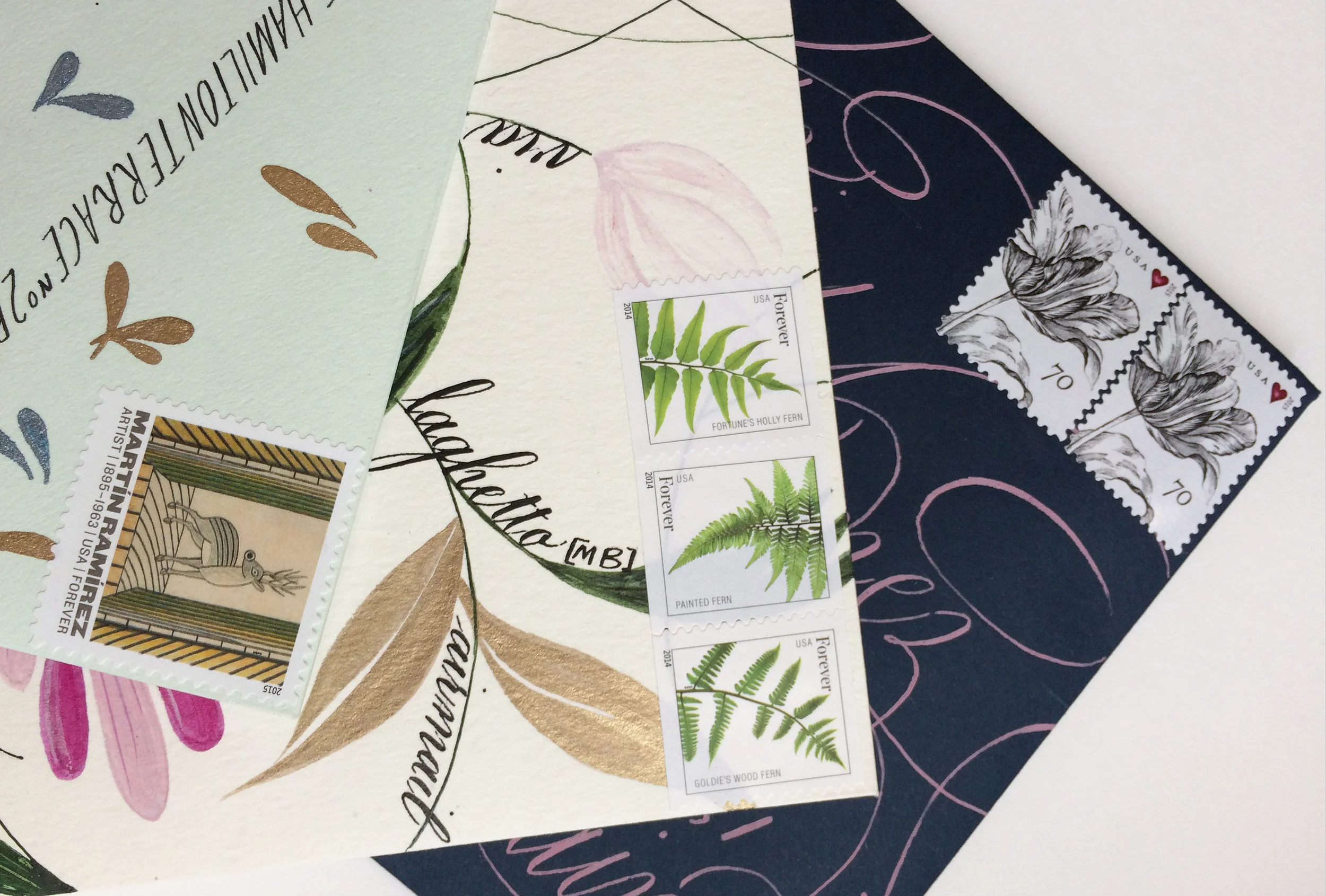 Envelope batch for my Letter a Day project.
