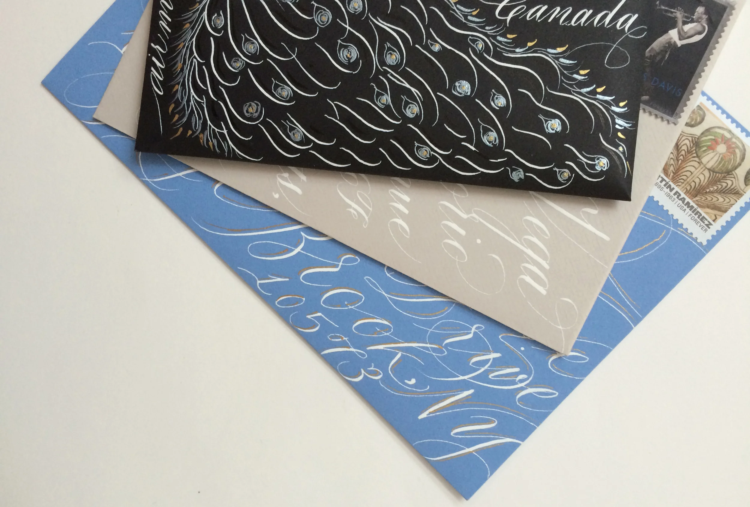 Envelope batch for my Letter a Day project.
