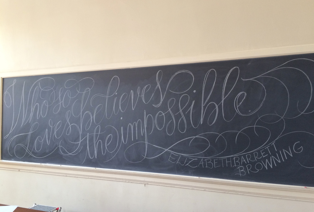 Chalkboard Calligraphy