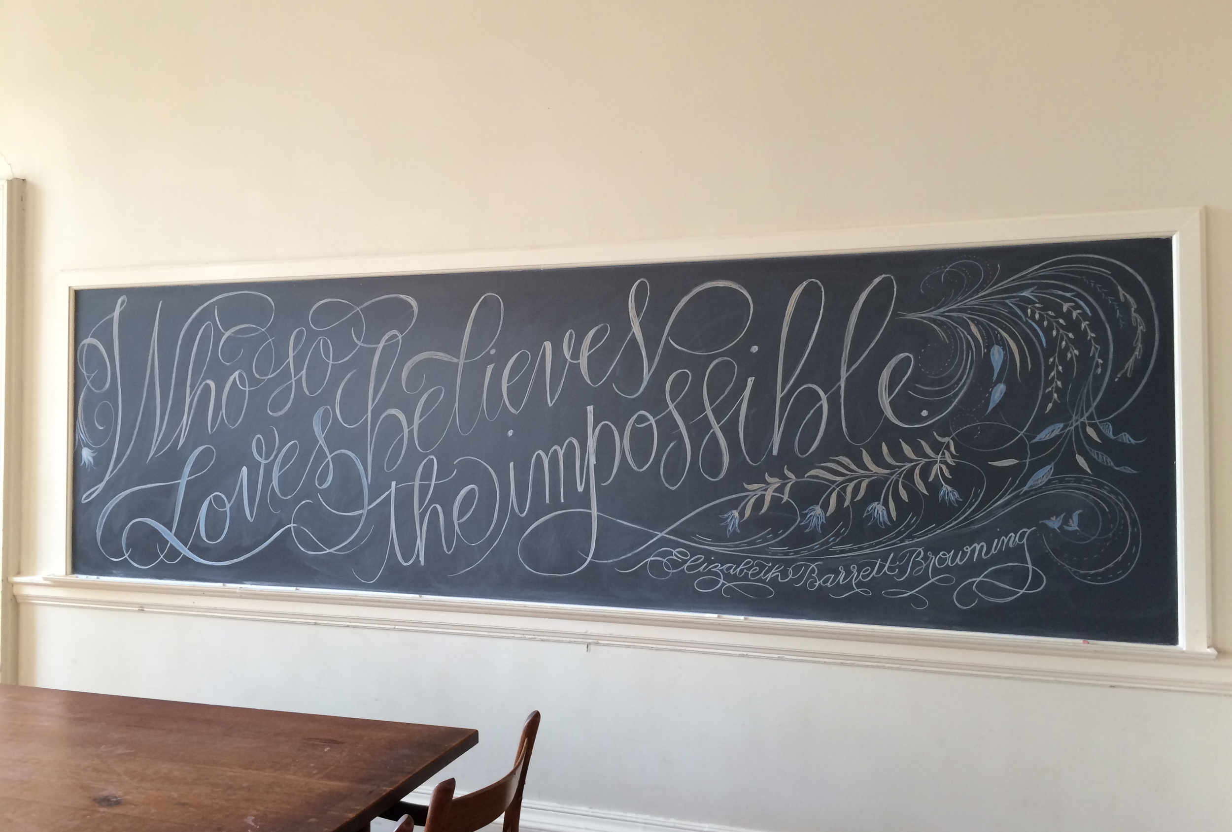 Chalkboard Calligraphy