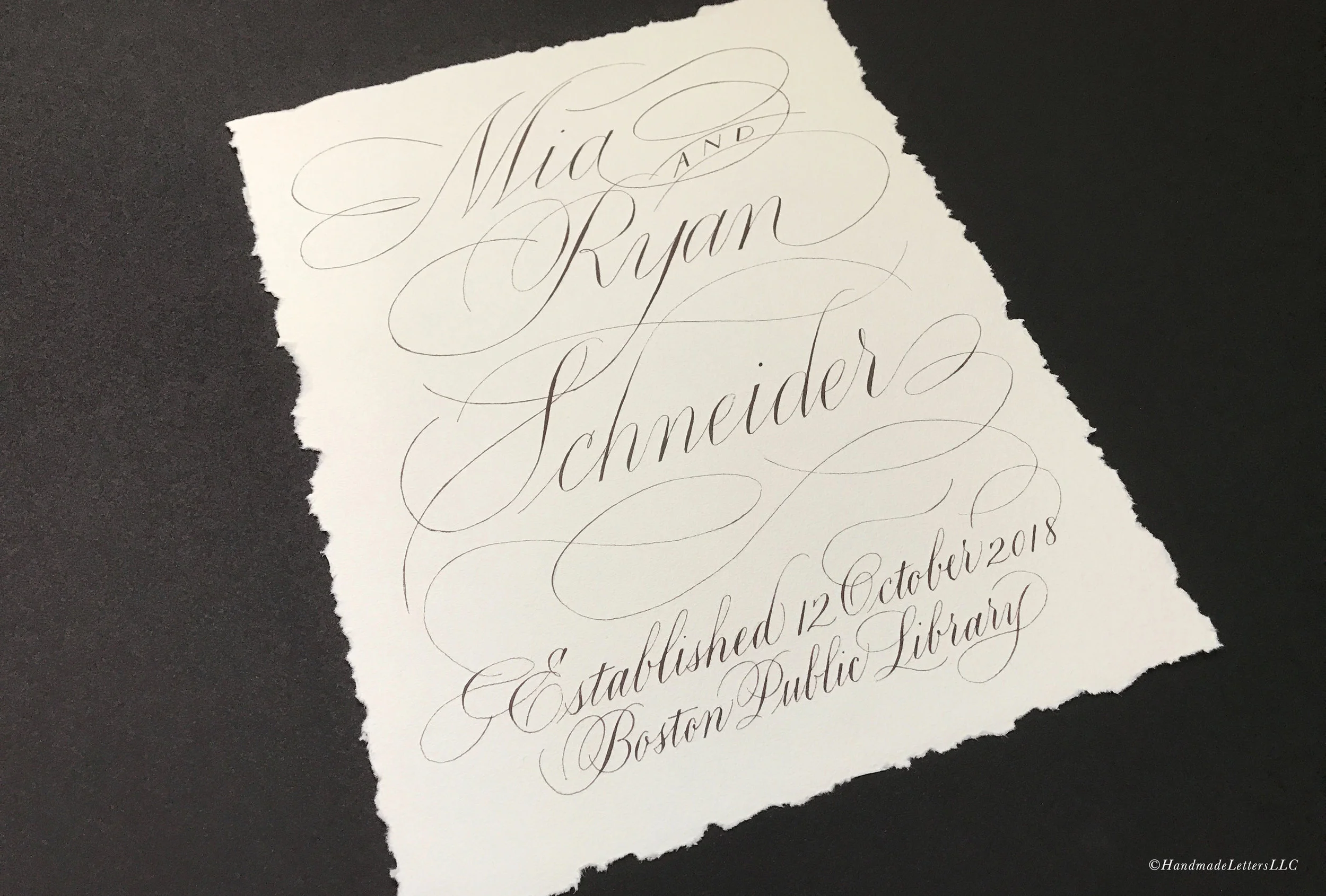 Handmade Letters - Greeting Sign for Wedding Reception