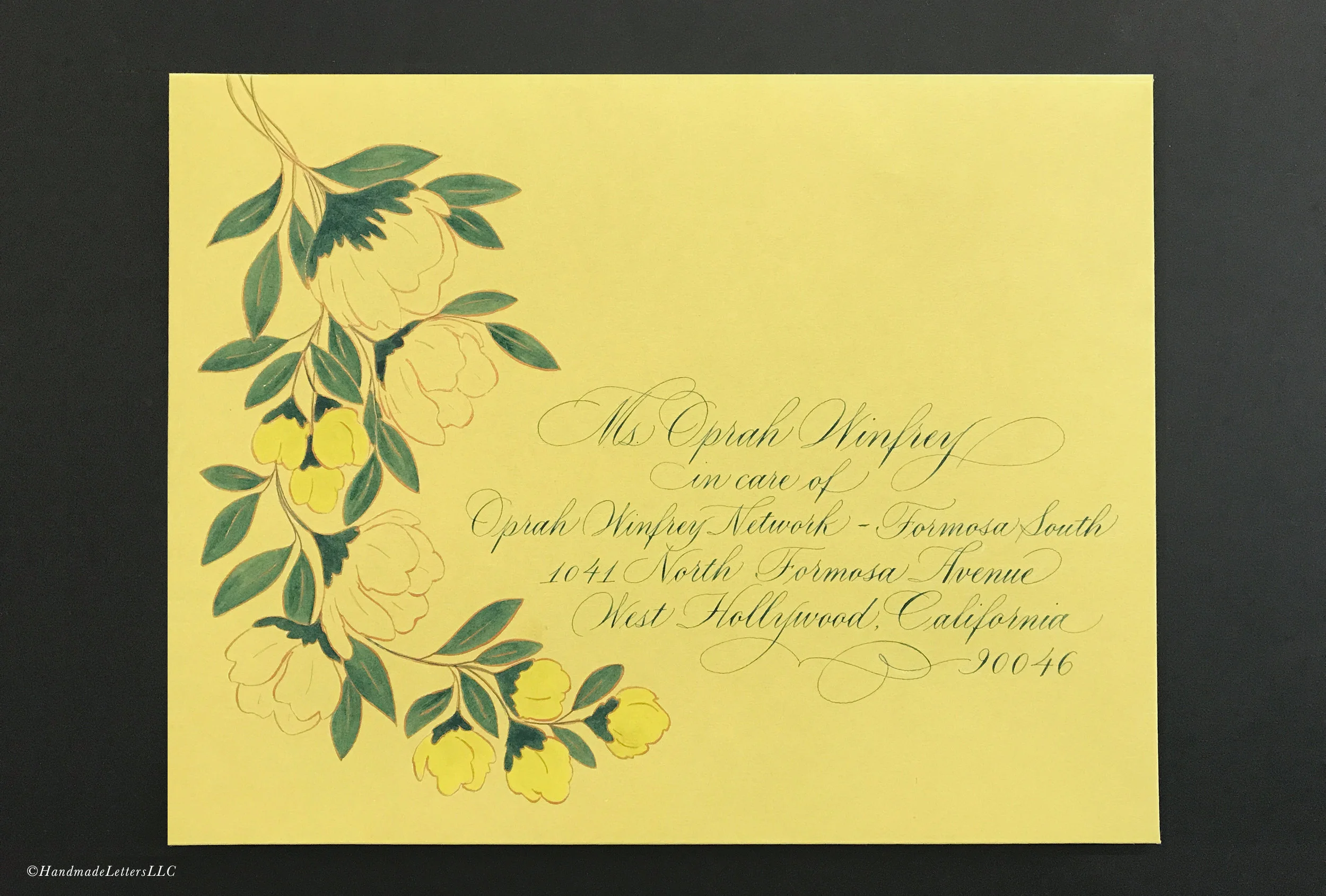 Handmade Letters - Special Letter to Oprah Winfrey