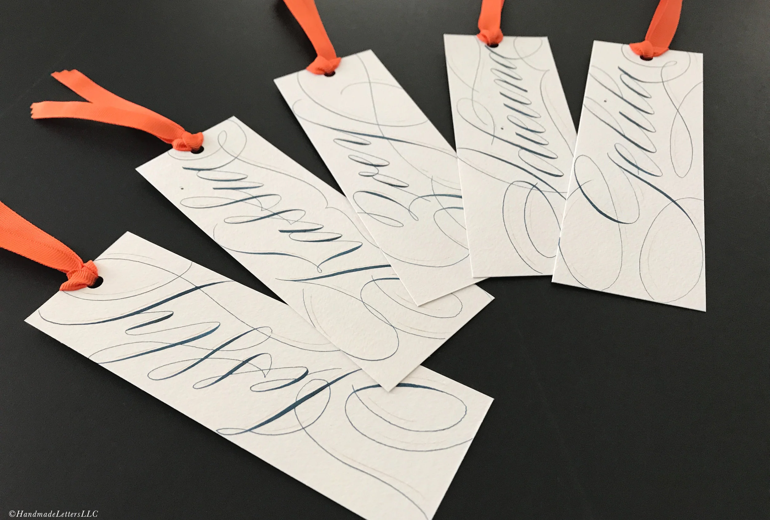 Handmade Letters - Bookmarks