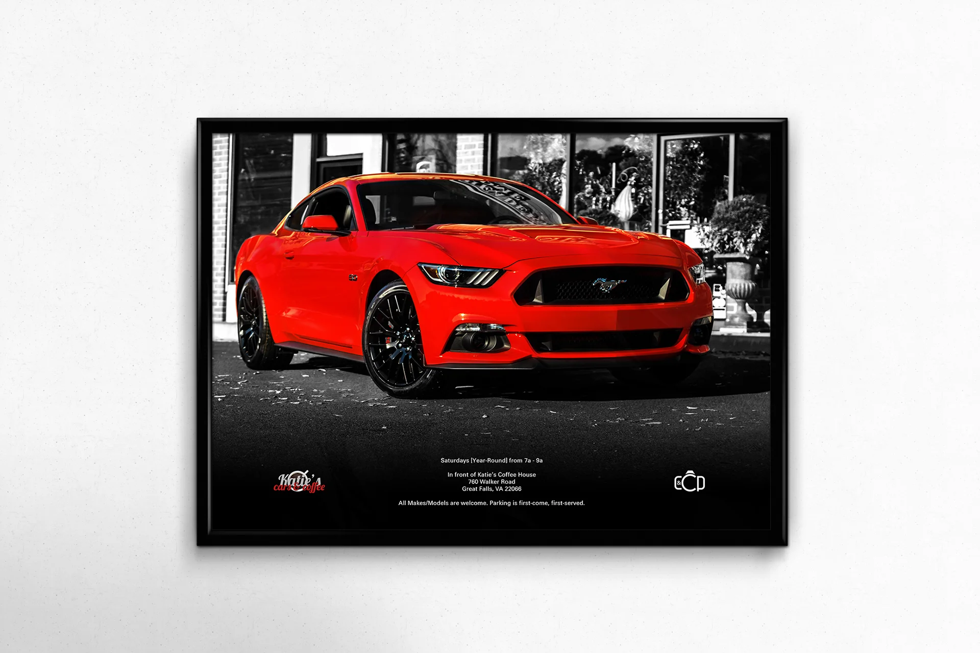 Katie's Cars & Coffee Poster