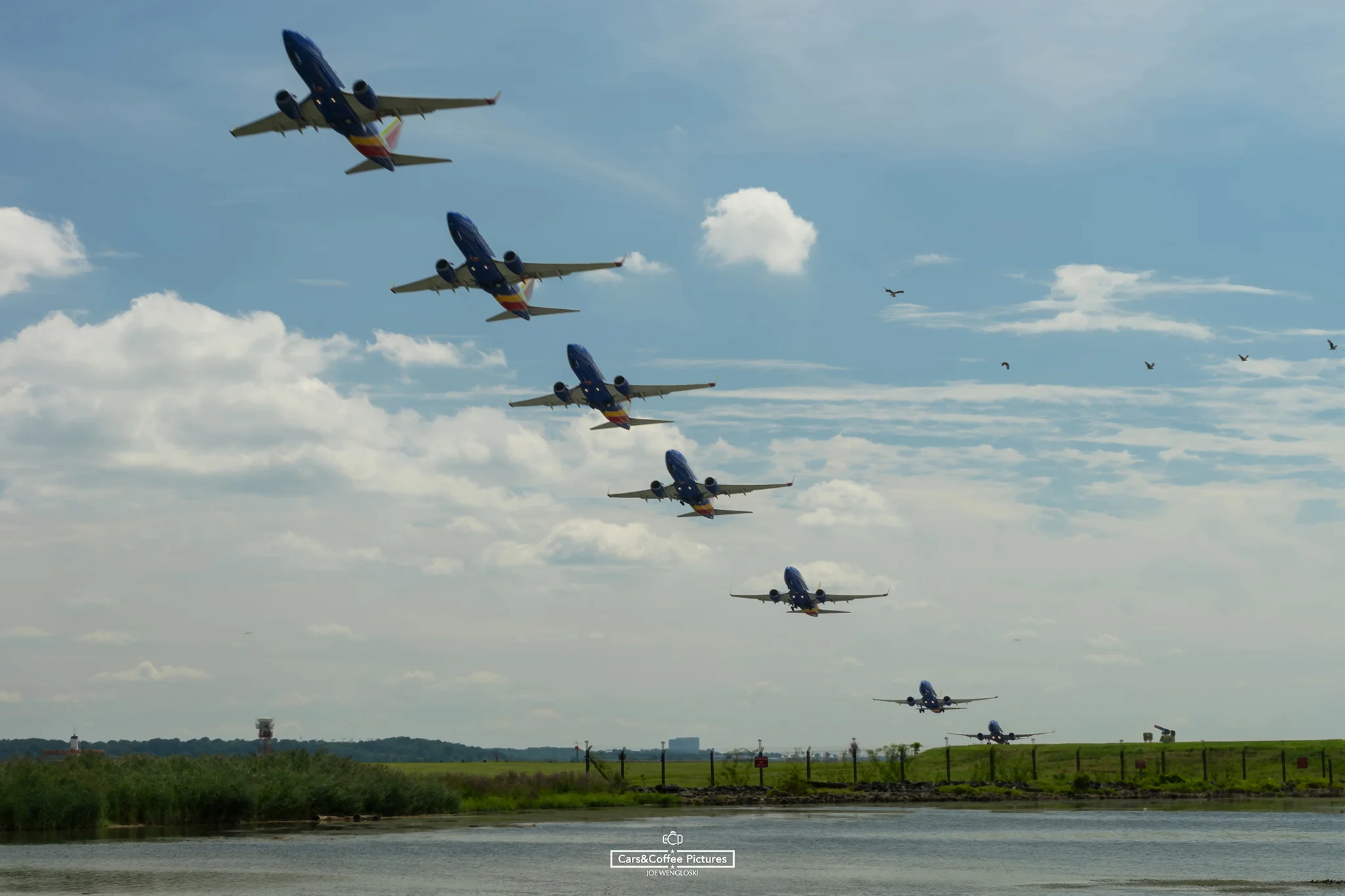 Takeoff at Reagan National Airport
