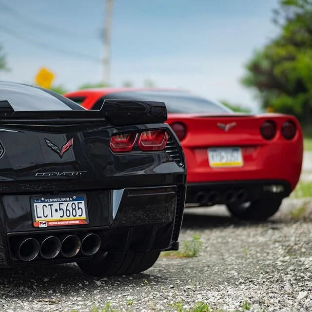 Today was a great day of seeing friends and taking pictures of their beautiful rides. @five12_garage @gregs.c6
.
.
.
.
#chevrolet #corvette #c6 #c7 #grandsport #z06 #chevroletperformance @chevrolet @chevroletperformance #corvettec6 #corvettec7 #corve
