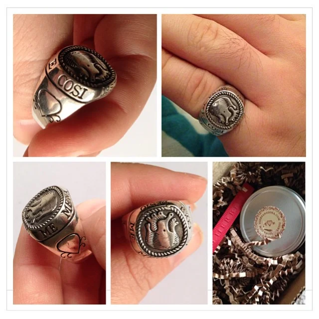 Signet I purchased for my Signifigant Other&nbsp;from Digby and Iona