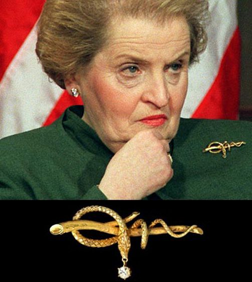 Jewelry that Speaks Volumes: Madeleine Albright — The Practical Gemologist
