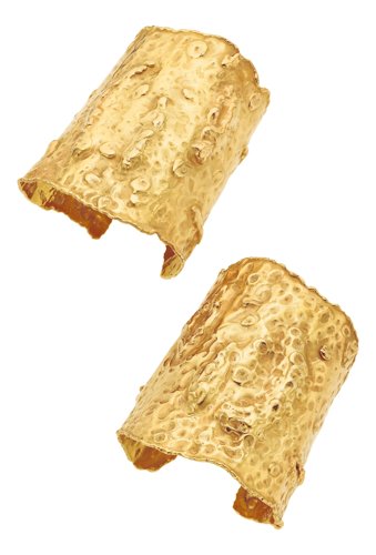 Jaqueline Kennedy Onassis Gold Cuff Bracelets Wedding Gift coming up at Heritage Auctions