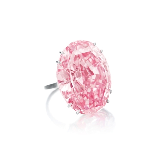  The Pink Star:&nbsp; 59.6 carats was the largest internally flawless, fancy vivid pink diamond ever graded by the Gemological Institute of America, according to Sotheby’s.&nbsp; 