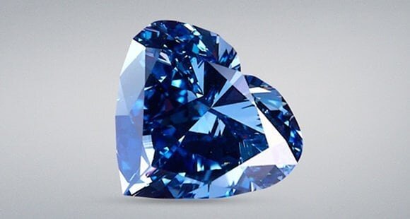 Happy Valentine's Day!

The Heart of Eternity 
27.64 carat heart-shaped stone with a &lsquo;vivid blue&rsquo; color.
The Heart of Eternity was one of 11 blue diamond&rsquo;s unveiled in January 2000 as part of the De Beers Millennium Jewels.