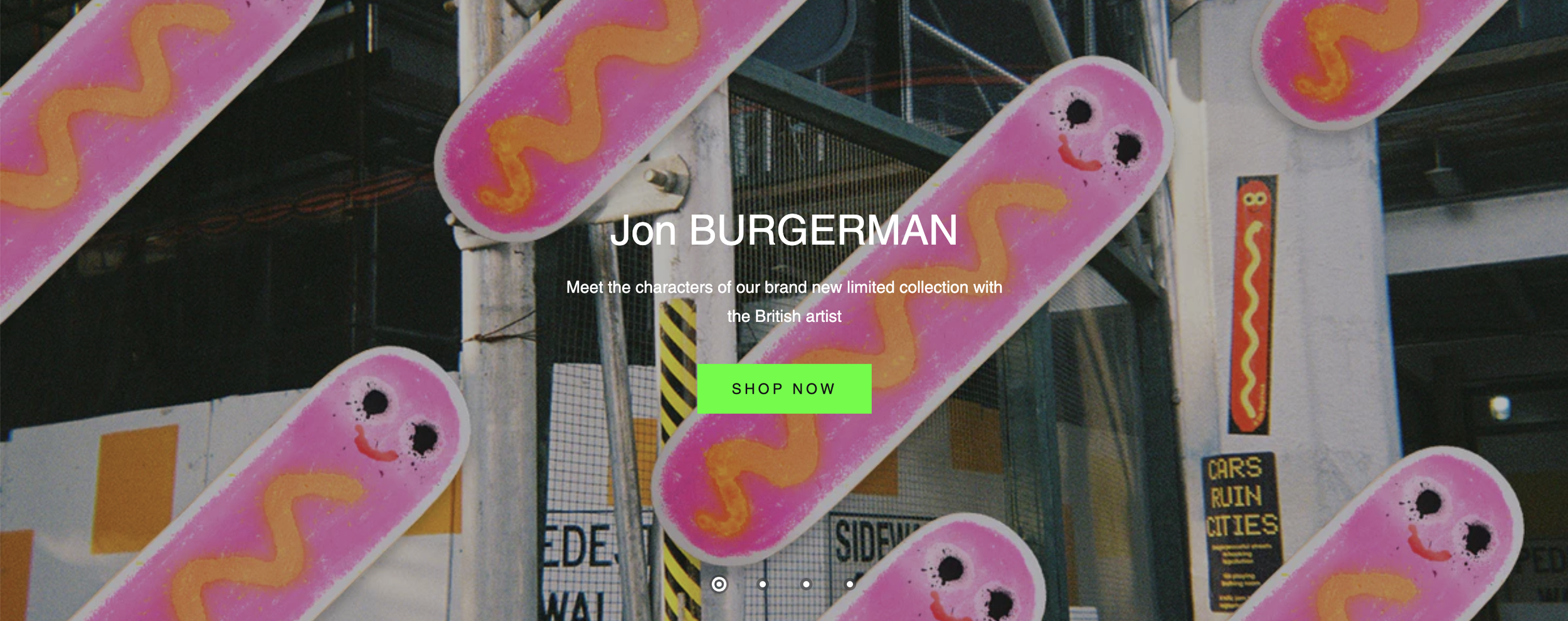 Jon Burgerman x The Skateroom