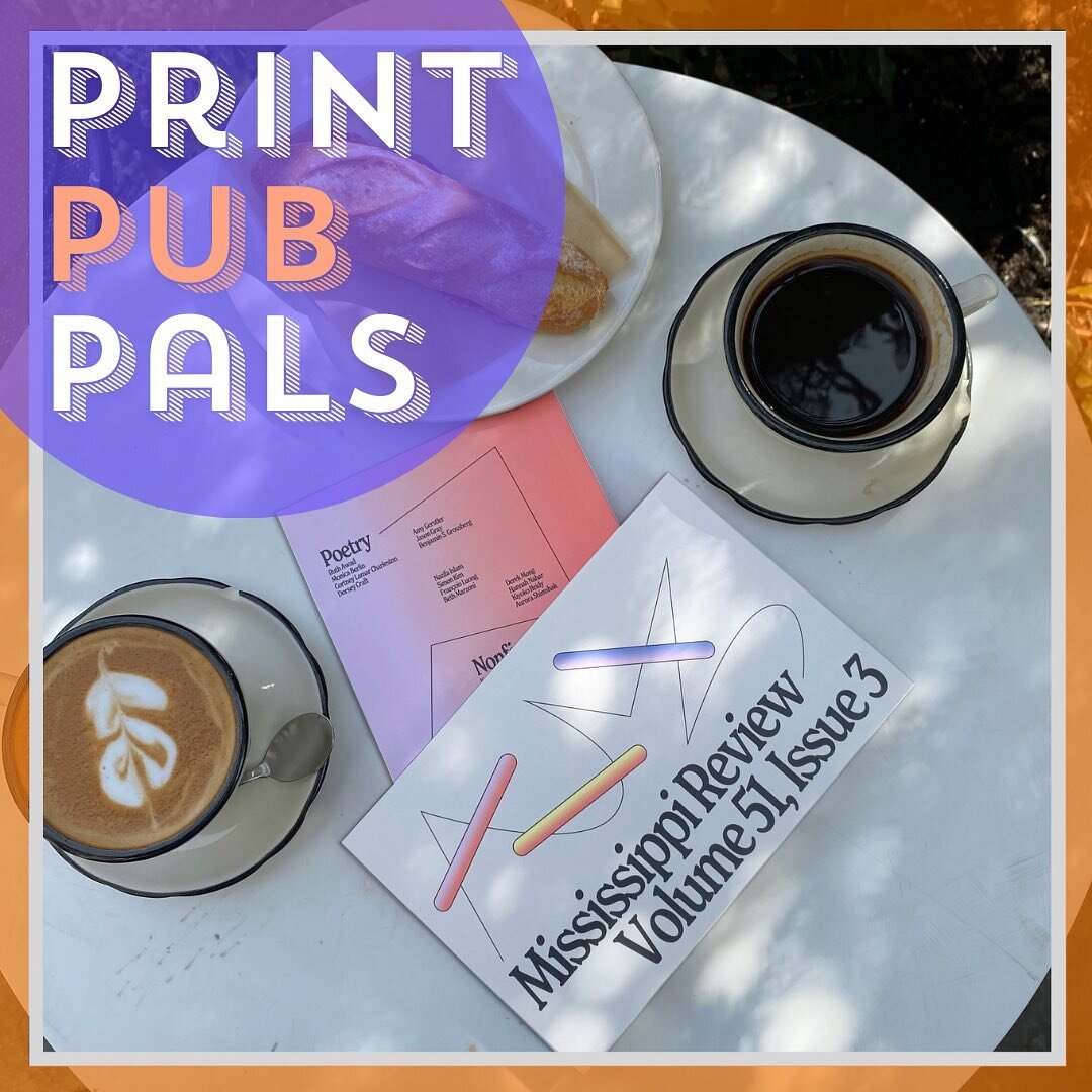 Enjoying the weekend with #PrintPubPals
.
.
.
#fictionmag #FICTIONreadsfiction #litmag #printpublication #printpubpals #mississippireview