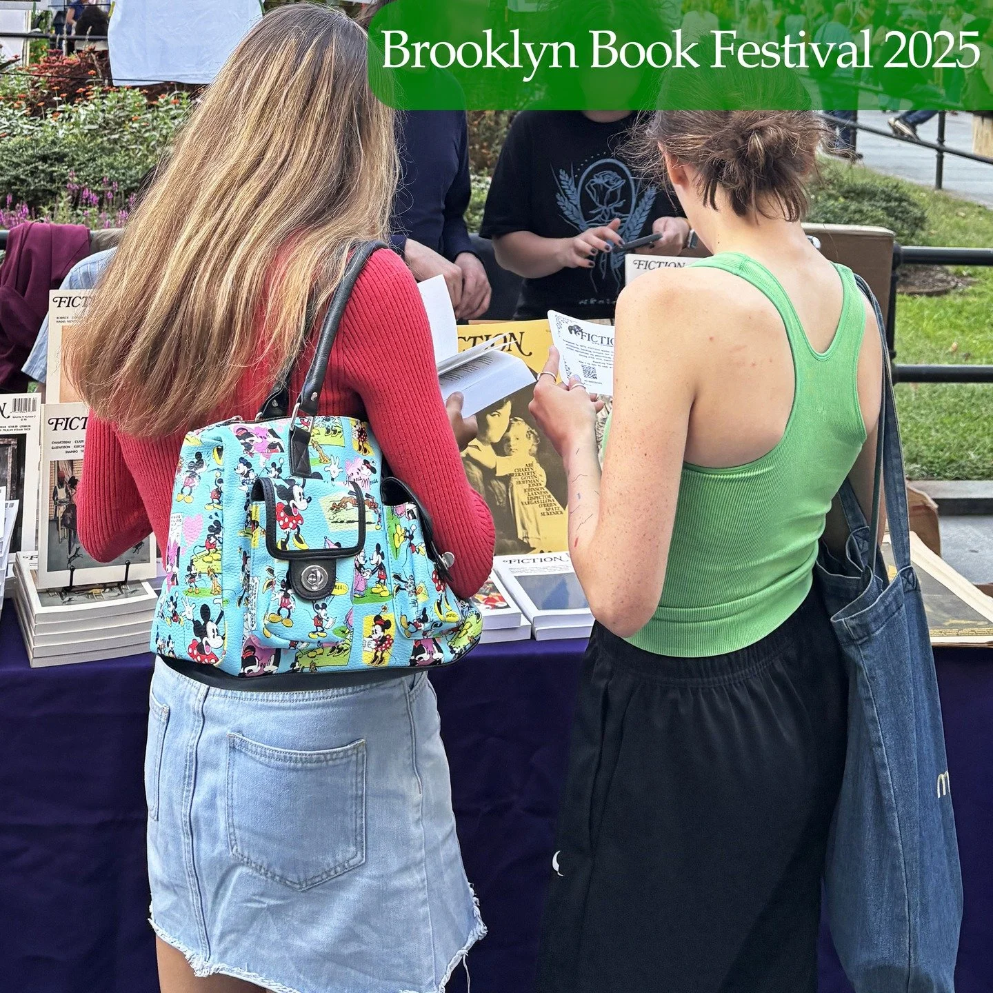 Thank you to everyone who helped make Sunday our biggest @bkbookfest yet! We loved talking with all you #fiction lovers about the history of our 53 year old magazine and the many wonderful authors and stories we've published.
.
.
.
.
#fictionmag #boo