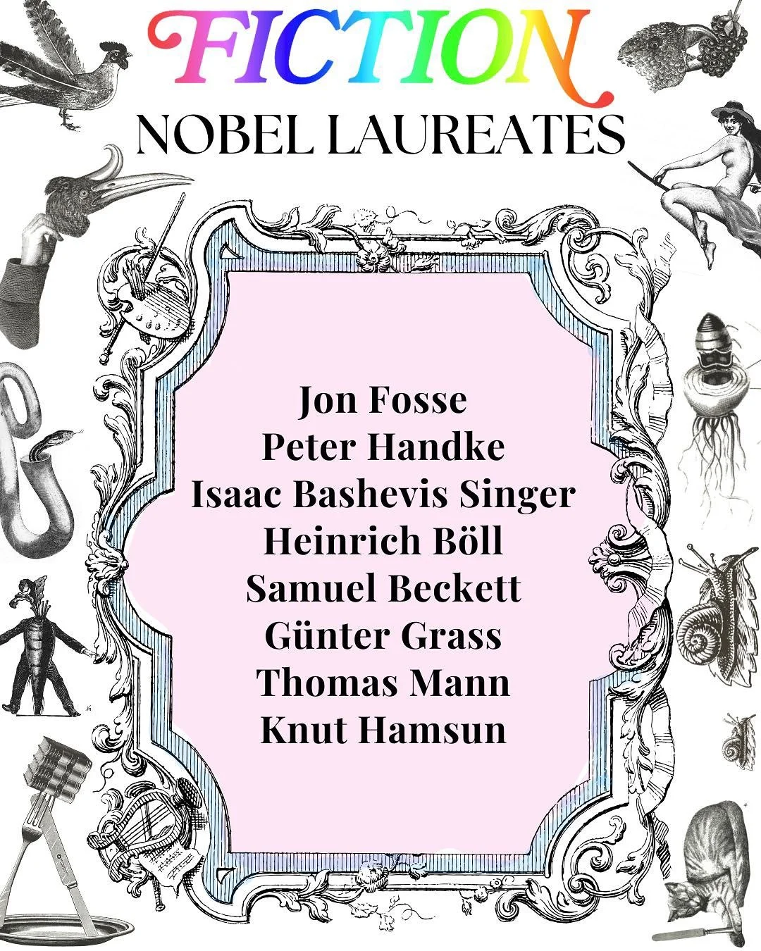 Find Nobel Laureates in the pages of FICTION.
.
.
.
.
.
#literarymagazines #literature #nobelprize #read #littlemagazines #magazine #samuelbeckett #thomasmann #isaacbashevissinger #peterhandke #jonfosse