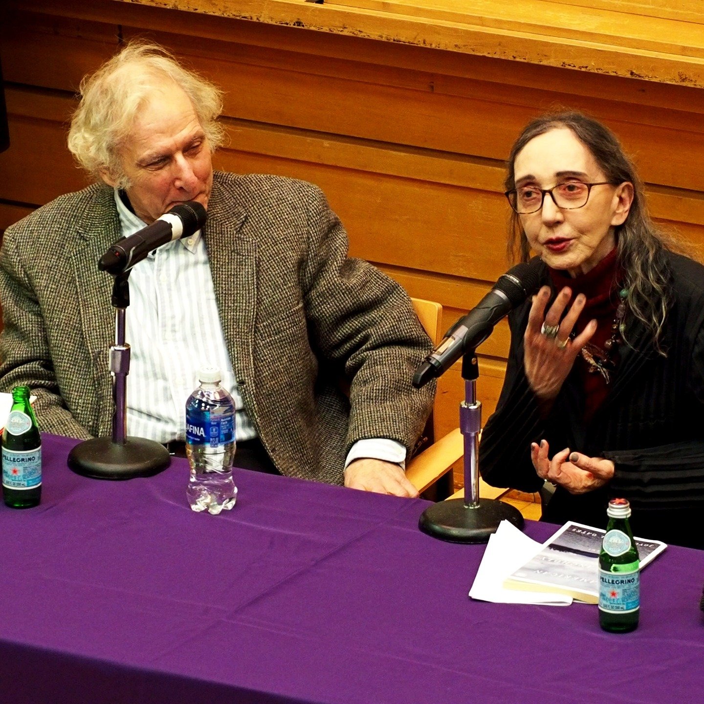 Joyce Carol Oates and Mark Jay Mirsky sat down at the City College of New York in November 2024 to discuss writing, publishing, Donald Barthelme, and more.

To watch the full video 👉 Link in bio.

Or go directly to https://www.youtube.com/watch?v=q5