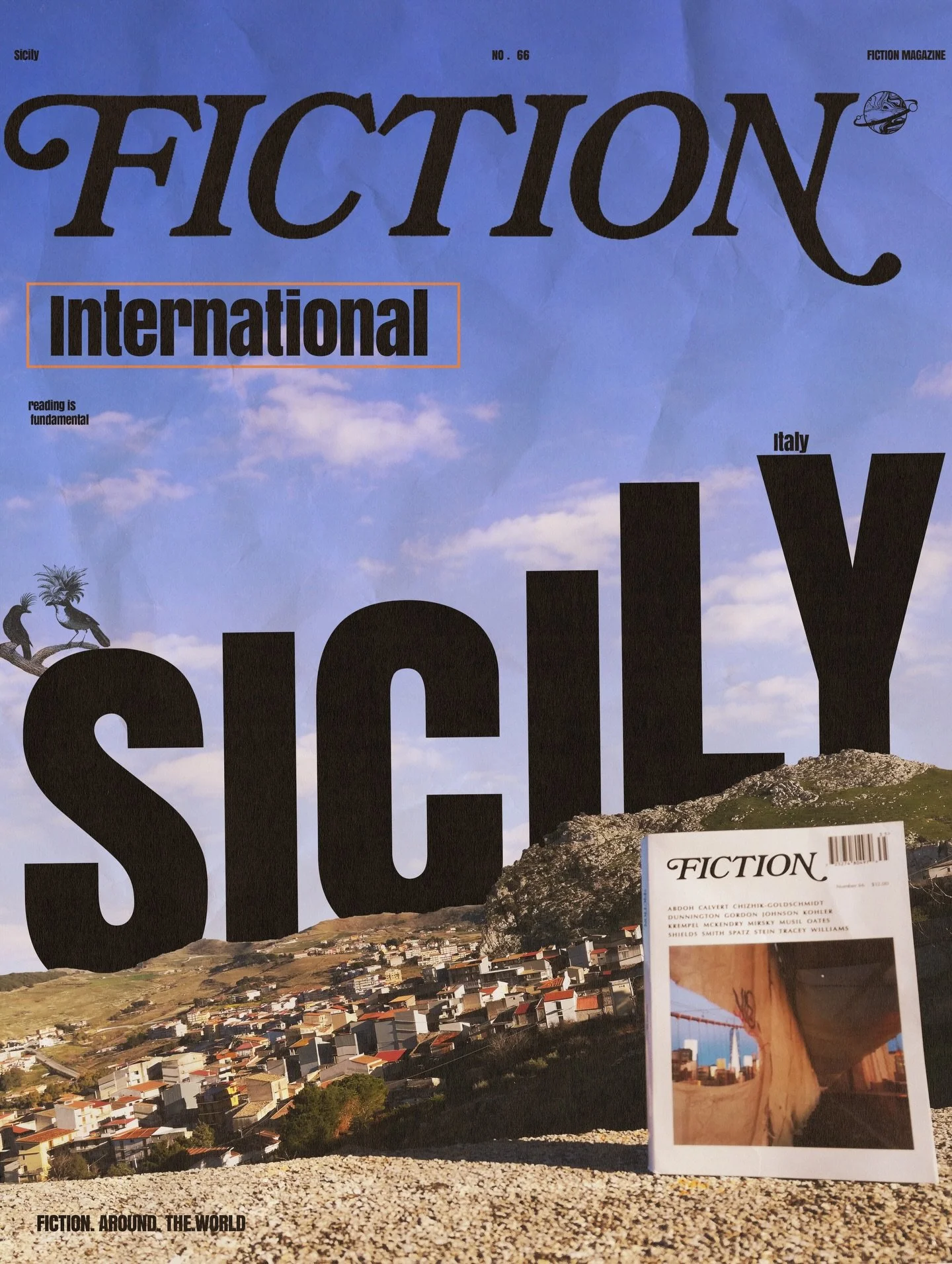 One of our editors got to read FICTION while overlooking a majestic Sicilian hillside, but you don&rsquo;t have to go all the way to Europe to enjoy our 54 year old magazine. Come visit us at #AWP2026 in Baltimore (Booth 244) to get discounts on new 