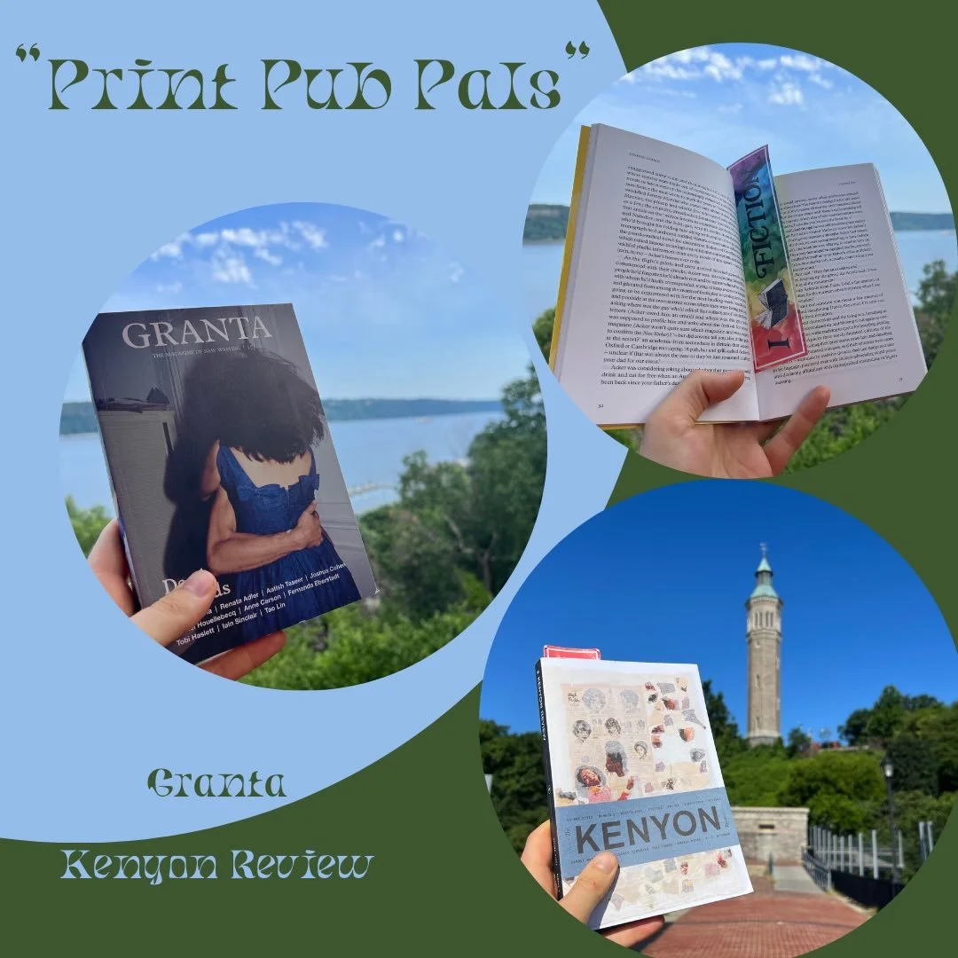 With Spring seemingly upon us in New York we want to celebrate the fellow magazines that got us through from the last warmth of early Autumn, to the dirty snow piles of blizzards and endless cups of tea. #printpubpals #literaryjournal #reading