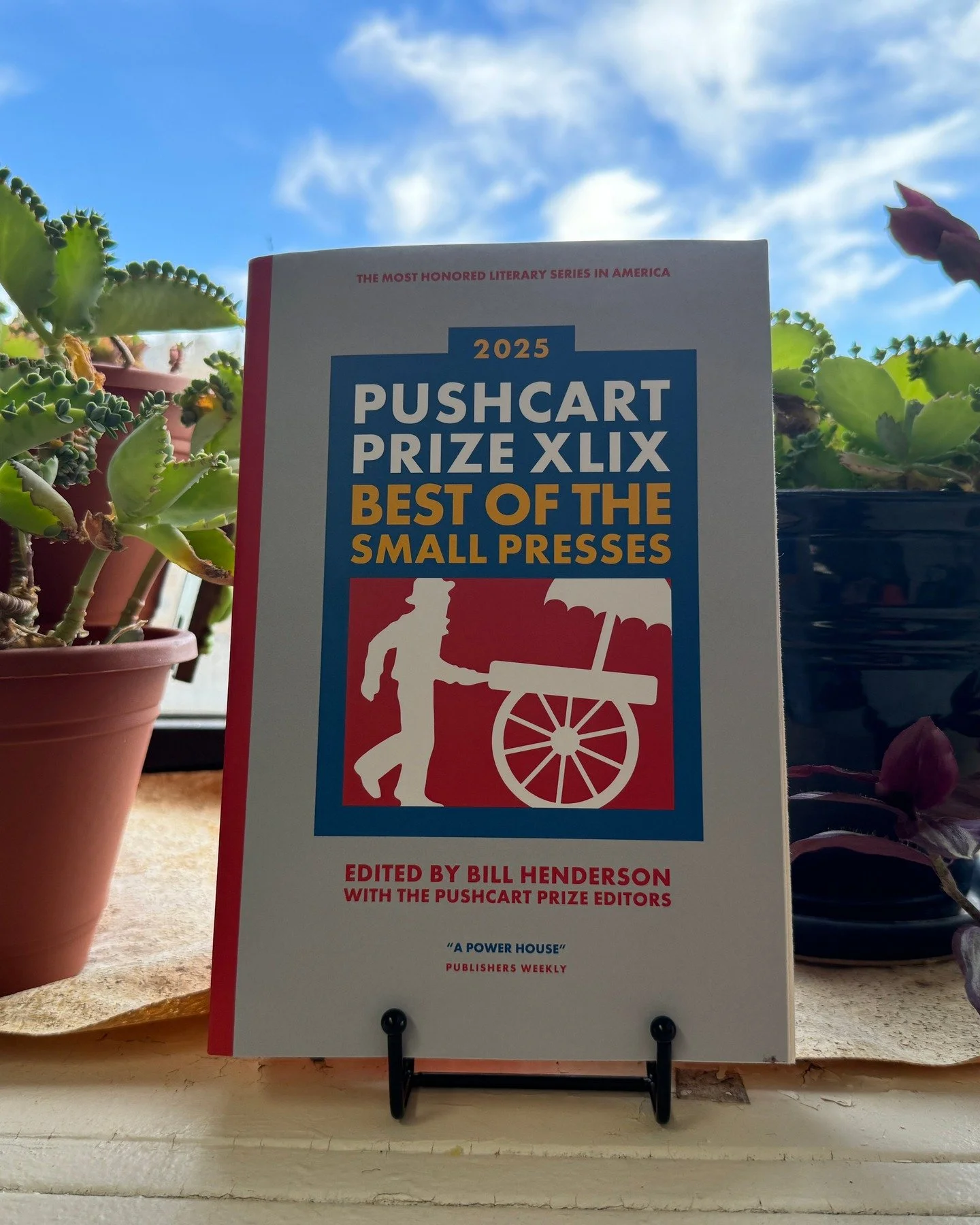 While waiting to learn who the next winners of the Pushcart Prize will be, now's a great time to familiarize yourself with their 2025 edition if you haven't already! The anthology features "Day Care" by Mary Gordon and gives a special menti