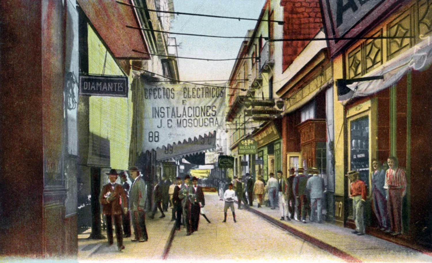 Obispo Street in Havana, Cuba (1905)