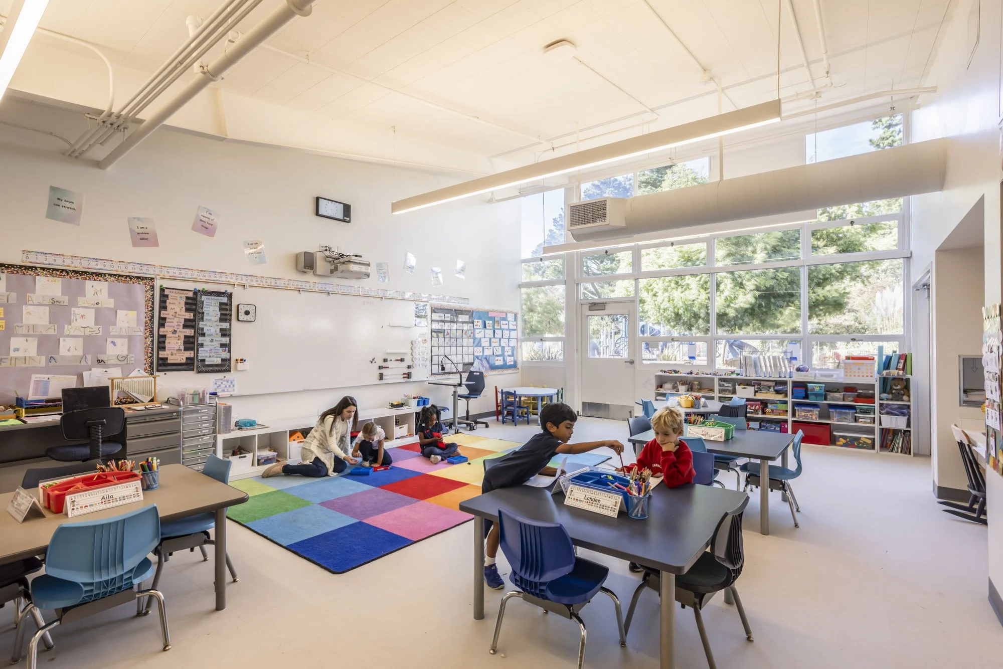 Classroom Mt Tam School Architect Marin County by Michael Heacock Architects Mill Valley