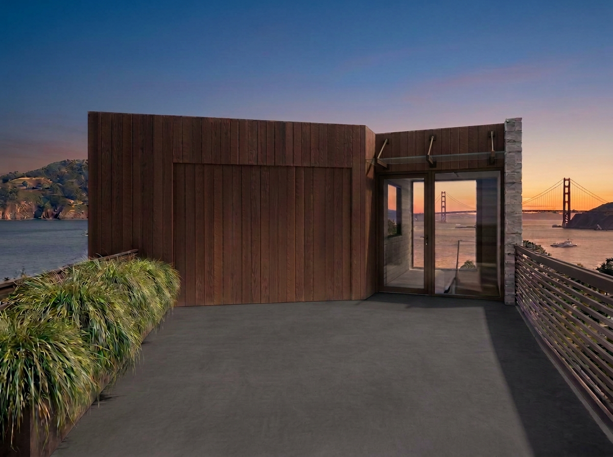Tiburon Belvedere Modern Waterfront Custom Home by Michael Heacock Architects
