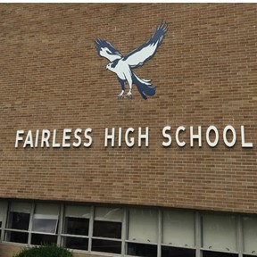 The finished product is now proudly on display at Fairless High School.