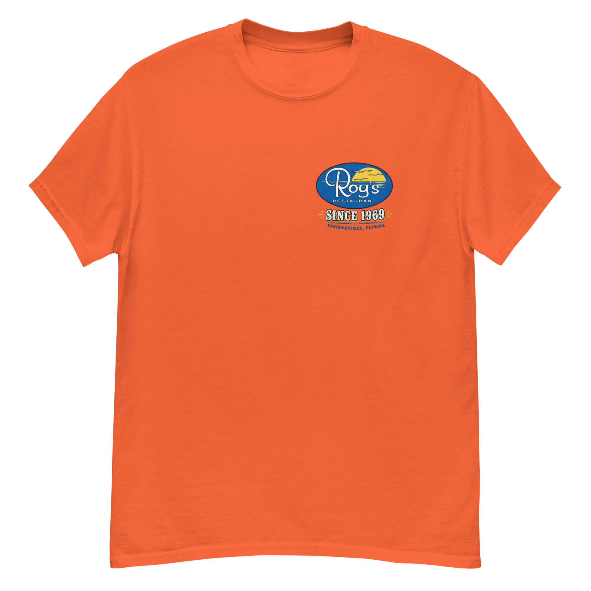 unisex-classic-tee-orange-front-6a29b9995b05f.png